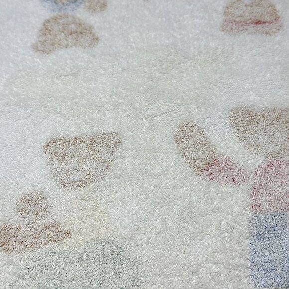 Springmaid Hand Towel Gear Kids Bears Sports Theme USA Vintage Linen 25 x 16 - Picture 9 of 13